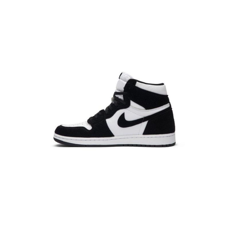 Air Jordan 1 Retro Magas És Fekete Fehér Női Cipő