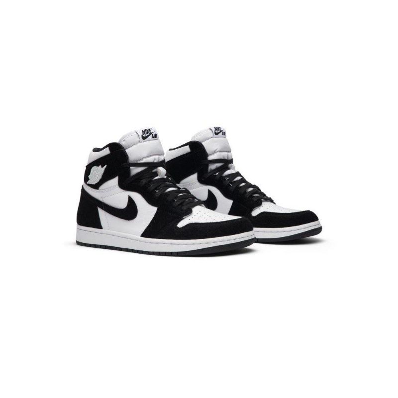 Air Jordan 1 Retro Magas És Fekete Fehér Női Cipő
