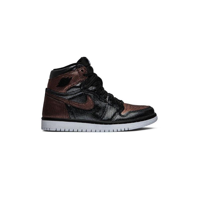 Air Jordan 1 Retro Magas És Fekete Rózsa Arany Színű Női Cipő
