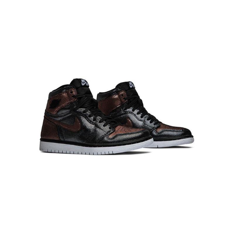 Air Jordan 1 Retro Magas És Fekete Rózsa Arany Színű Női Cipő