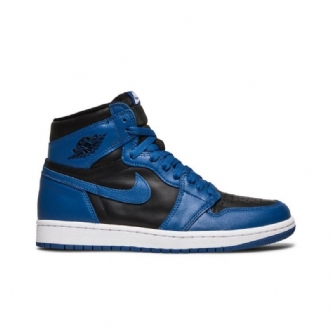 Air Jordan 1 Retro Magas És Kék Fekete Férfi Cipő