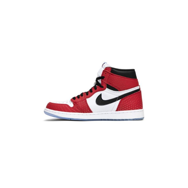 Air Jordan 1 Retro Magas És Piros Fehér Fekete Kék Férfi Cipő