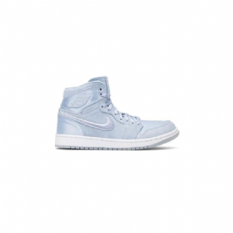 Air Jordan 1 Retro Magas Kék Fehér Női Cipő
