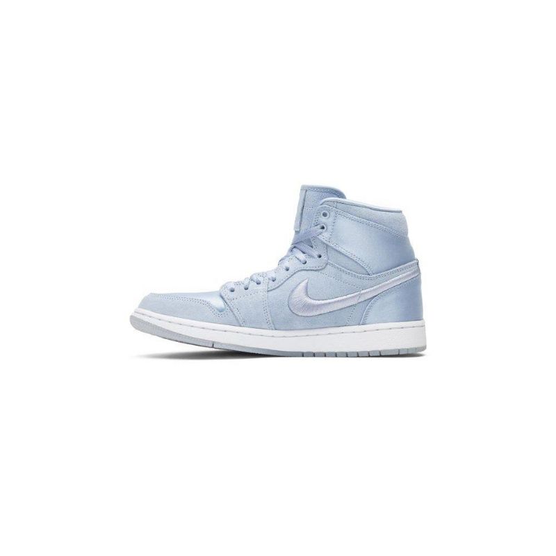 Air Jordan 1 Retro Magas Kék Fehér Női Cipő