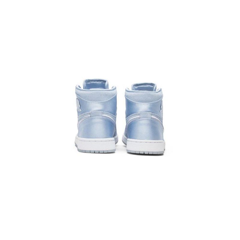 Air Jordan 1 Retro Magas Kék Fehér Női Cipő