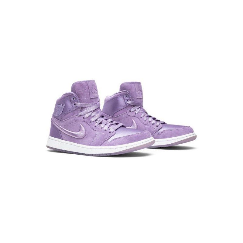 Air Jordan 1 Retro Magas Lila Fehér Női Cipő