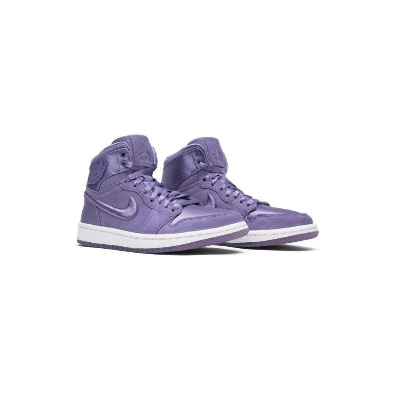 Air Jordan 1 Retro Magas Lila Fehér Női Cipő
