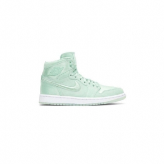 Air Jordan 1 Retro Magas Zöld Fehér Női Cipő