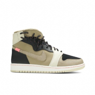 Air Jordan 1 Retro Rebel Xx Olíva Zöld Fekete Rózsaszín Női Cipő