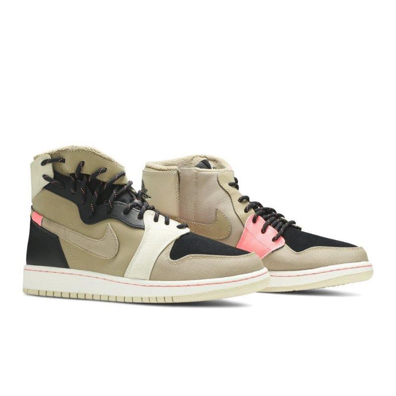 Air Jordan 1 Retro Rebel Xx Olíva Zöld Fekete Rózsaszín Női Cipő