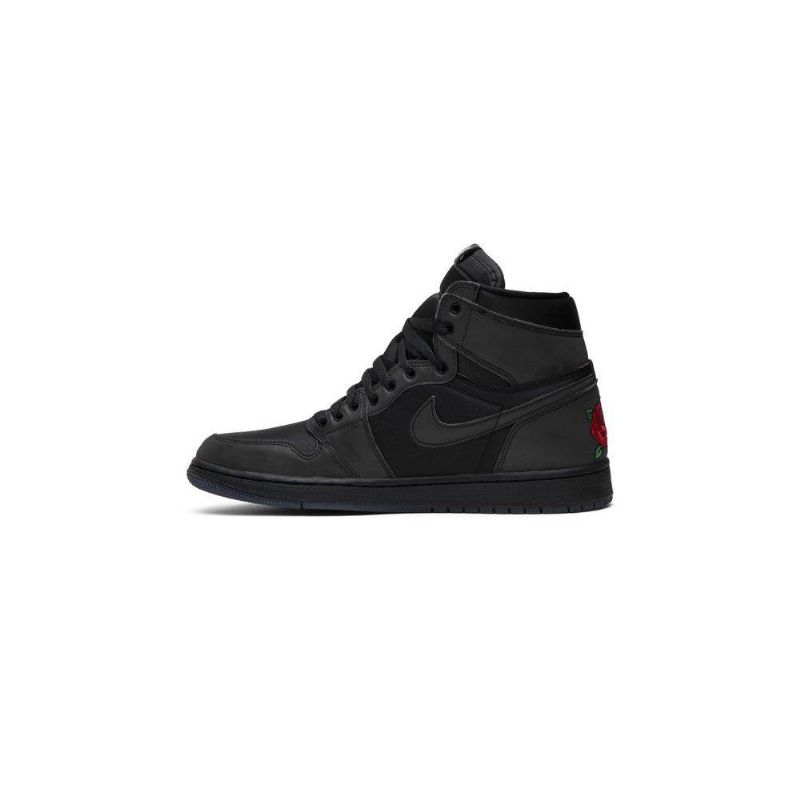 Air Jordan 1 Rox Barna Retro Magas És Fekete Piros Zöld Női Cipő