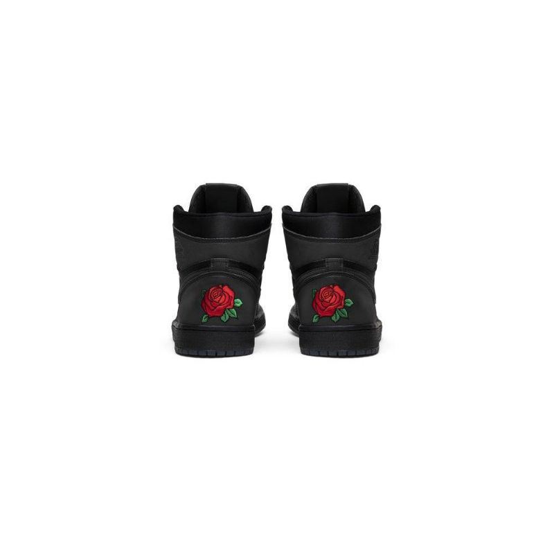 Air Jordan 1 Rox Barna Retro Magas És Fekete Piros Zöld Női Cipő