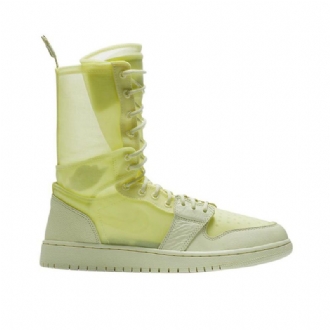 Air Jordan 1 Sárga Zöld Női Cipő