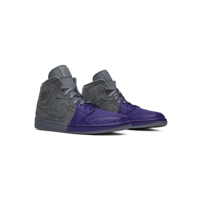 Air Jordan 1 Sheila Rashid Mid Lila Szürke Női Cipő