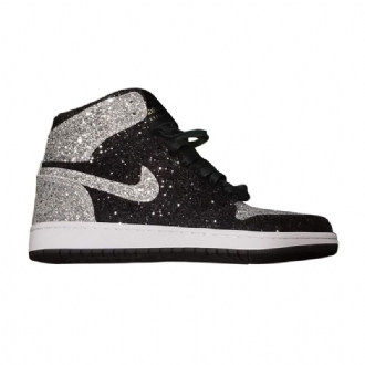 Air Jordan 1 The Shoe Surgeon Fekete Ezüst Férfi Cipő