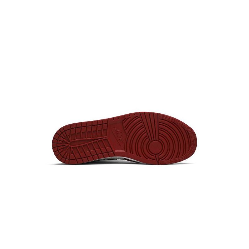 Air Jordan 1 The Shoe Surgeon Retro Magas Piros Fehér Fekete Férfi Cipő