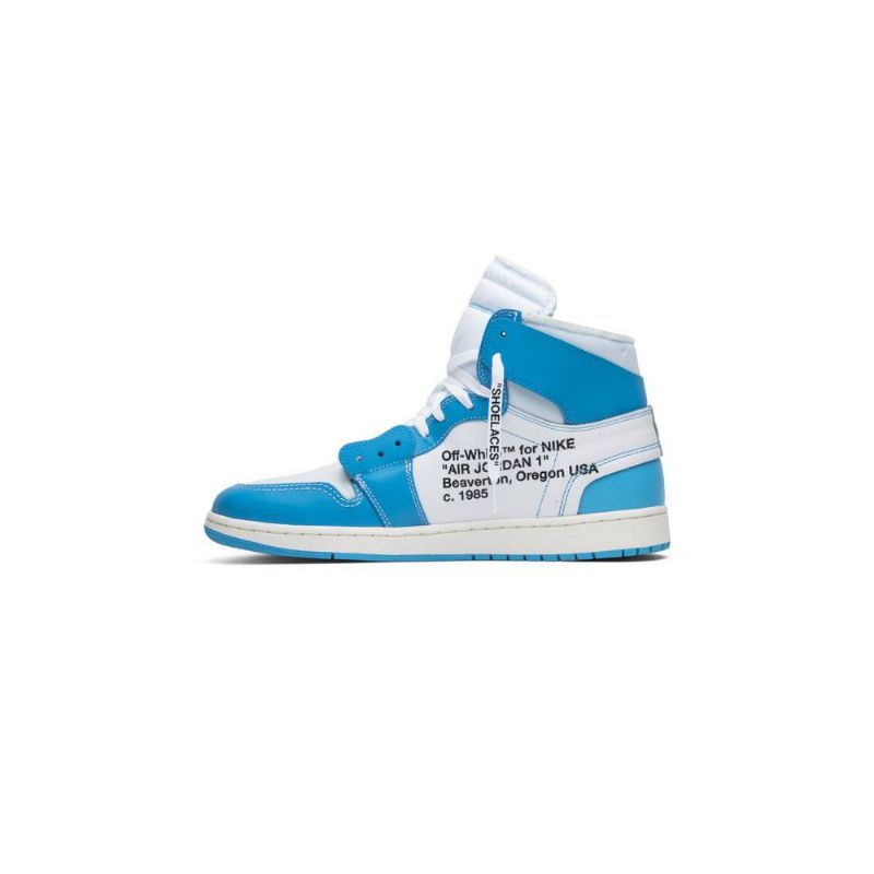 Air Jordan 1 Törtfehér Retro Magas És Fehér Kék Férfi Cipő