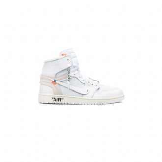 Air Jordan 1 Törtfehér Retro Magas-fehér Férficipő
