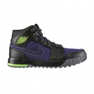 Air Jordan 1 Trek Lila Fekete Zöld Férfi Cipő