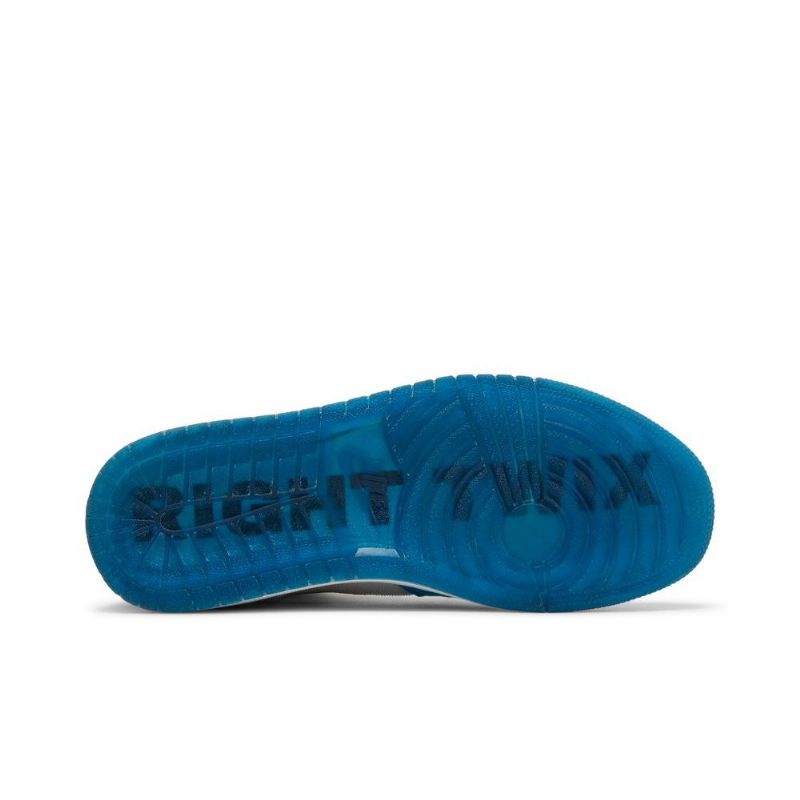 Air Jordan 1 Twix The Shoe Surgeon Magas Kék Fehér Fekete Barna Férfi Cipő