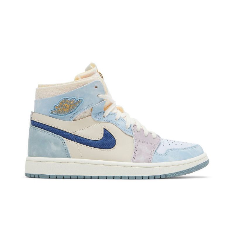 Air Jordan 1 Zoom cmft Kék Bézs Sötétkék Fehér Férfi Cipő