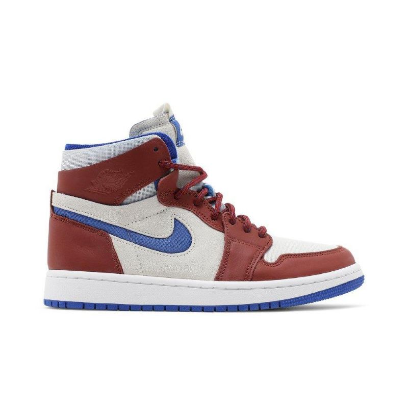 Air Jordan 1 Zoom Comfort Fehér Bordeaux Kék Női Cipő