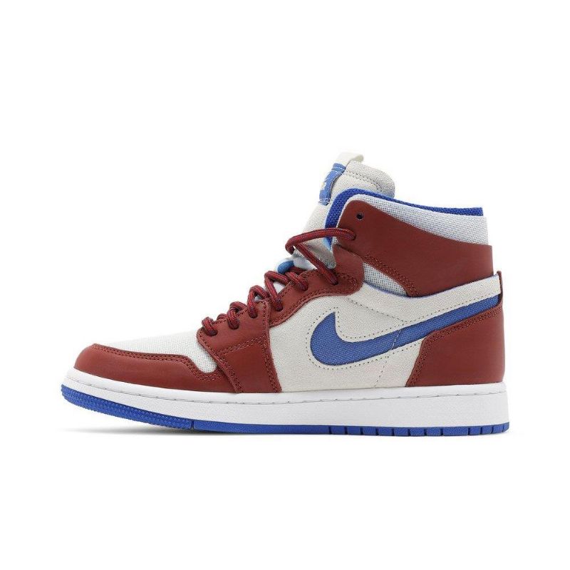 Air Jordan 1 Zoom Comfort Fehér Bordeaux Kék Női Cipő