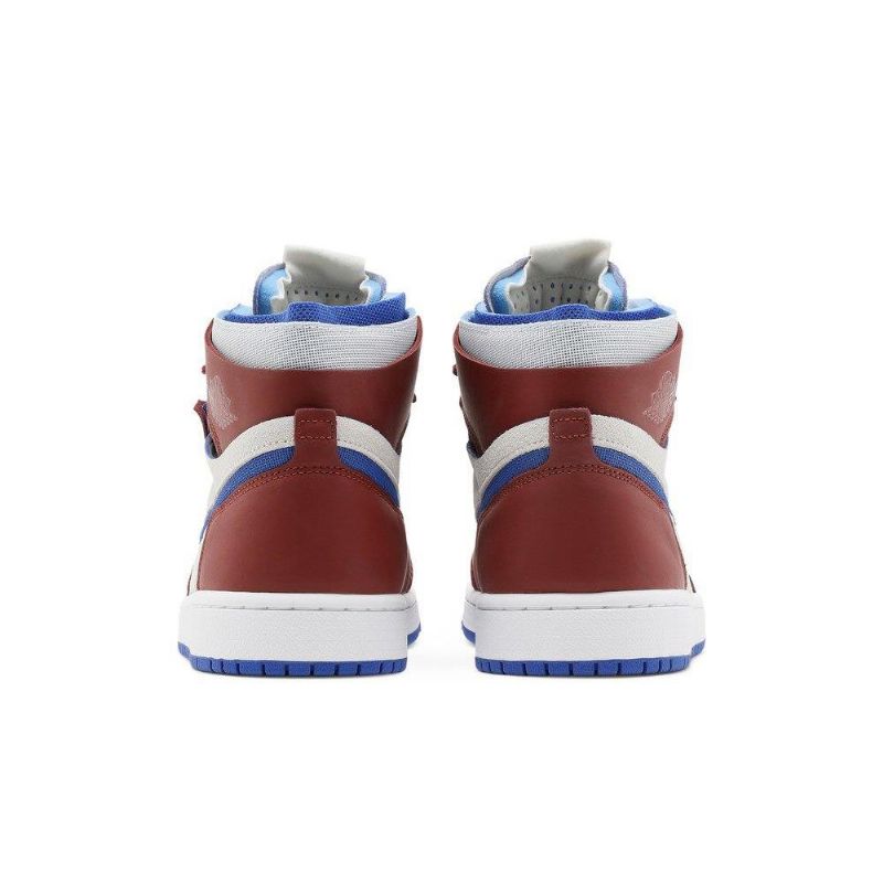 Air Jordan 1 Zoom Comfort Fehér Bordeaux Kék Női Cipő