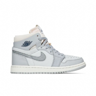 Air Jordan 1 Zoom Comfort Fehér Szürke Férfi Cipő