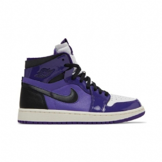 Air Jordan 1 Zoom Comfort Lila Fekete-fehér Női Cipő