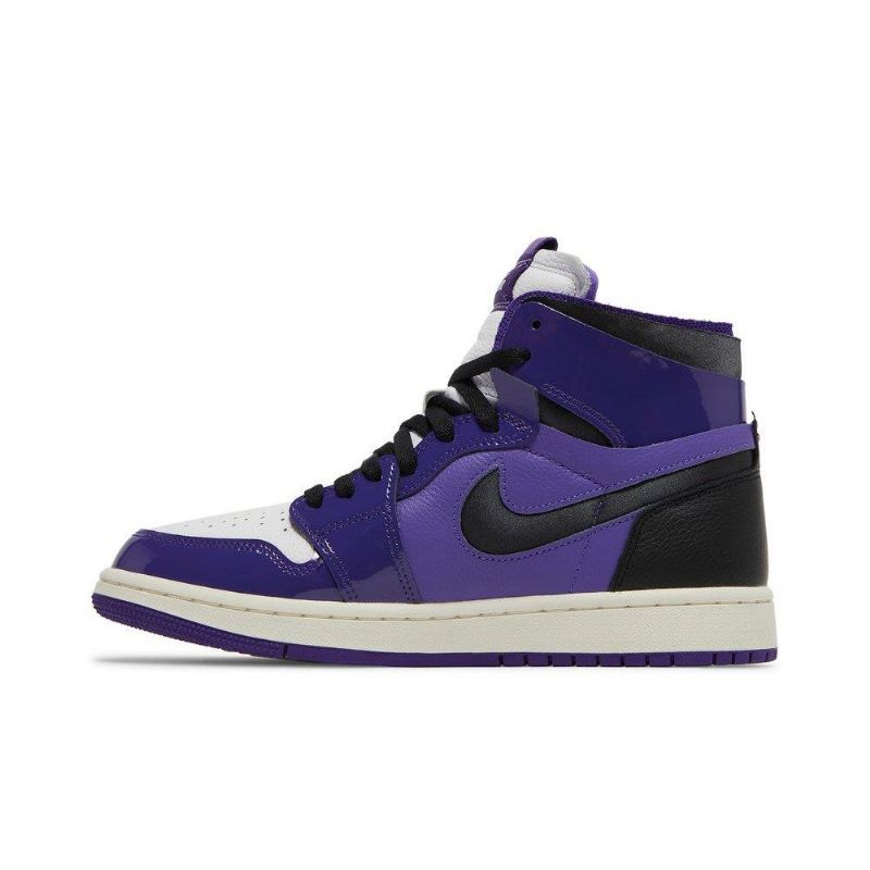 Air Jordan 1 Zoom Comfort Lila Fekete-fehér Női Cipő