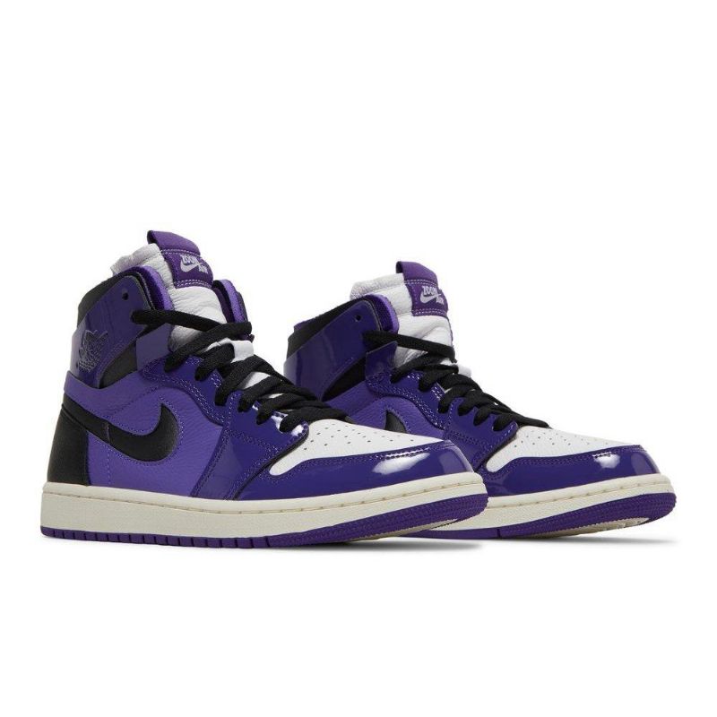 Air Jordan 1 Zoom Comfort Lila Fekete-fehér Női Cipő