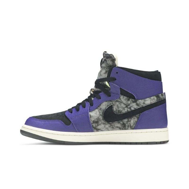 Air Jordan 1 Zoom Comfort Lila Szürke Fekete Férfi Cipő