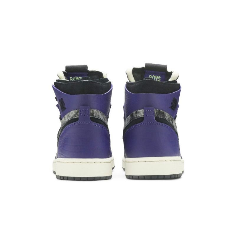 Air Jordan 1 Zoom Comfort Lila Szürke Fekete Férfi Cipő