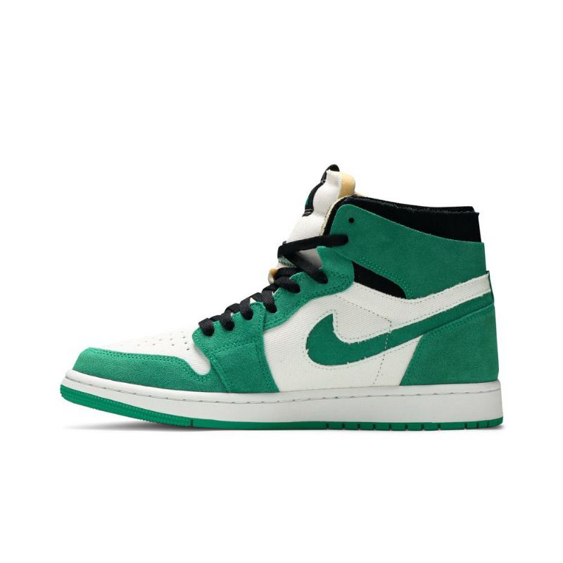 Air Jordan 1 Zoom Comfort Zöld Fehér Fekete Férfi Cipő