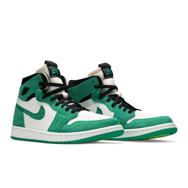 Air Jordan 1 Zoom Comfort Zöld Fehér Fekete Férfi Cipő