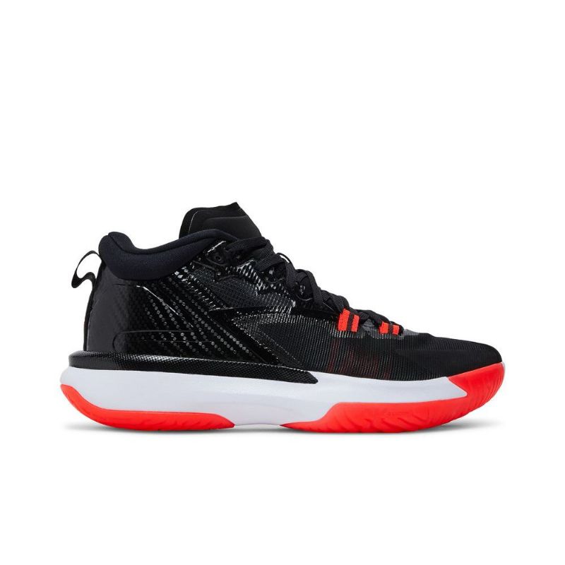Air Jordan Zion 1 Fekete Fehér Piros Férfi Cipő