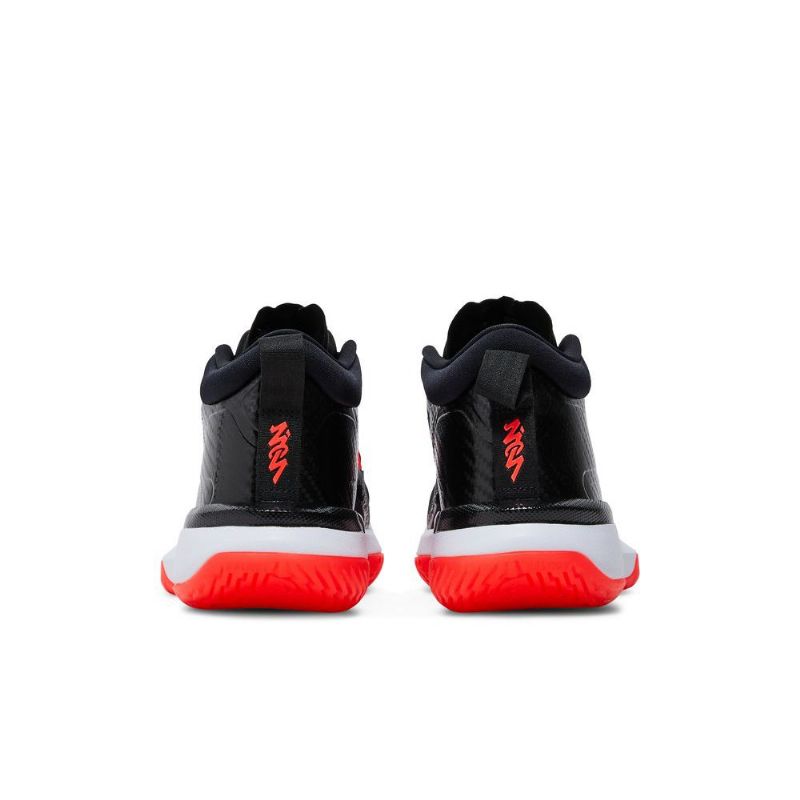 Air Jordan Zion 1 Fekete Fehér Piros Férfi Cipő