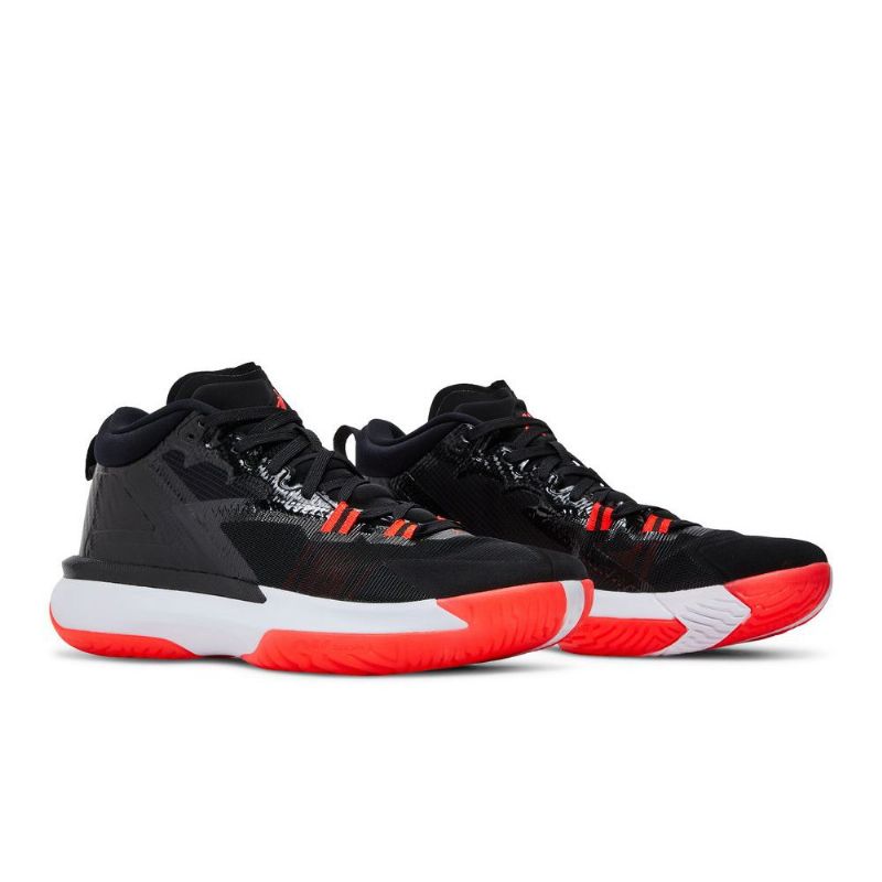 Air Jordan Zion 1 Fekete Fehér Piros Férfi Cipő