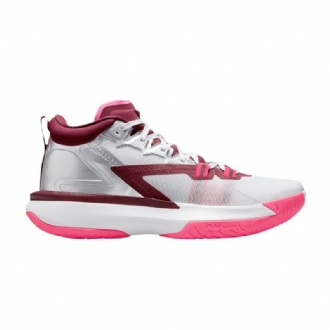Air Jordan Zion 1 Pf Fehér Rózsaszín Piros Ezüst Férfi Cipő