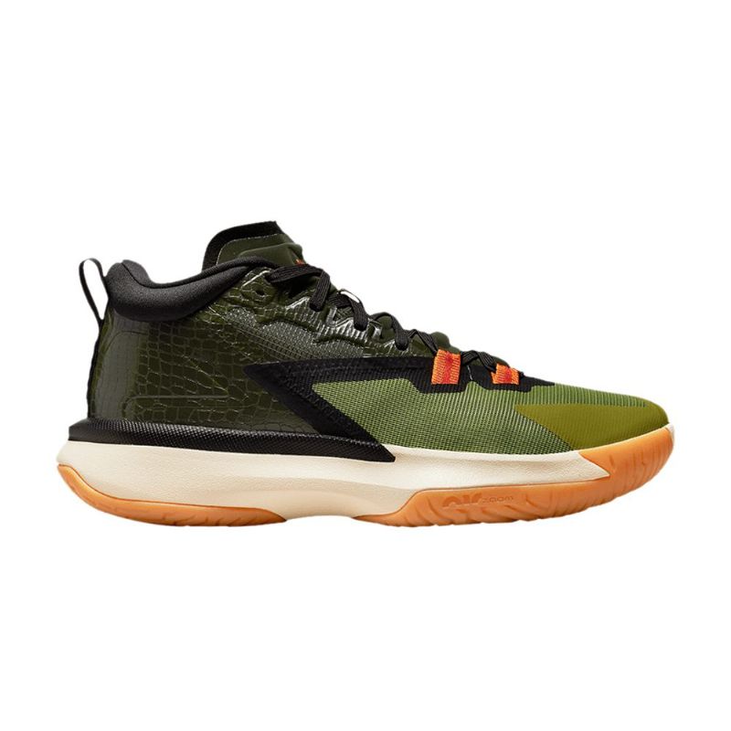 Air Jordan Zion 1 Pf Zöld Olíva Fekete Férfi Cipő