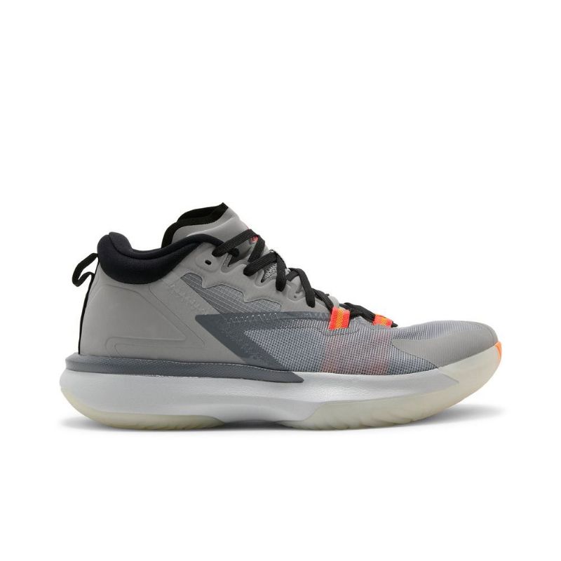 Air Jordan Zion 1 Szürke Fekete Narancssárga Férfi Cipő