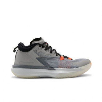 Air Jordan Zion 1 Szürke Fekete Narancssárga Férfi Cipő