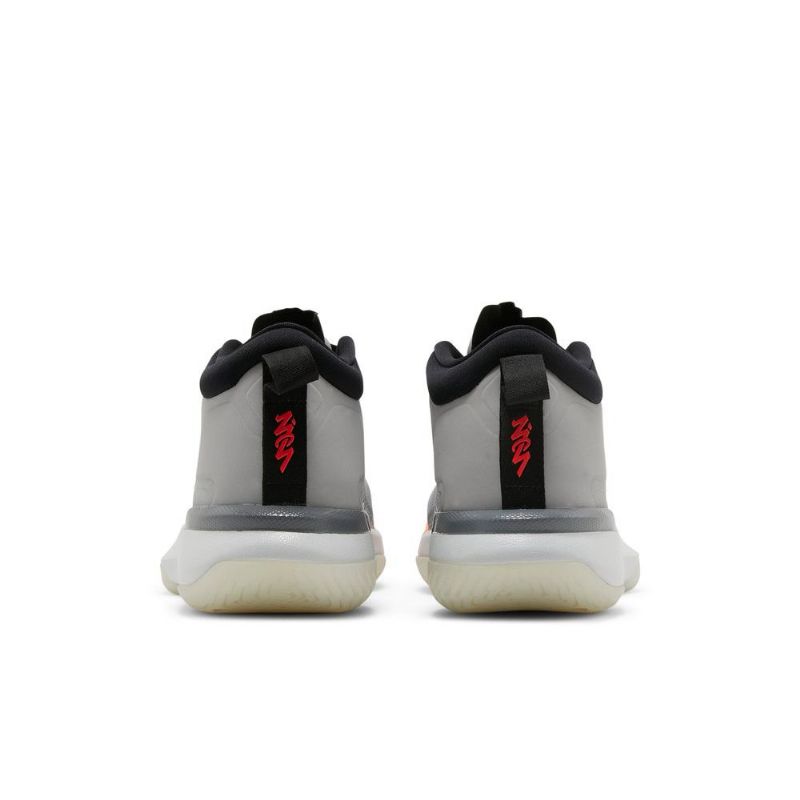 Air Jordan Zion 1 Szürke Fekete Narancssárga Férfi Cipő