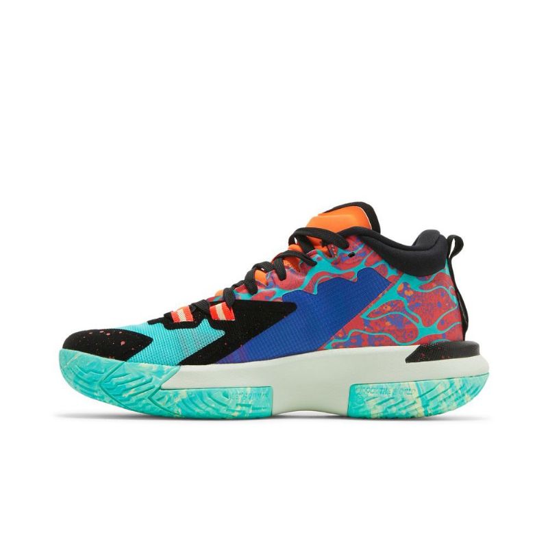 Air Jordan Zion 1 Zöld Narancs Fekete Kék Férfi Cipő