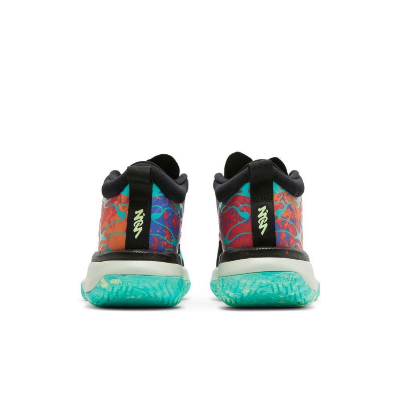 Air Jordan Zion 1 Zöld Narancs Fekete Kék Férfi Cipő