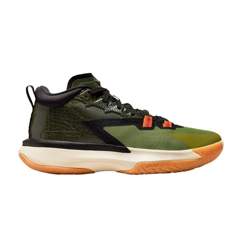 Air Jordan Zion 1 Zöld Olíva Fekete Férfi Cipő
