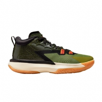 Air Jordan Zion 1 Zöld Olíva Fekete Férfi Cipő