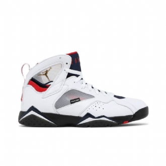 Air Jordan 7 Paris Saint-germain Retro Fehér Sötétkék Piros Férfi Cipő