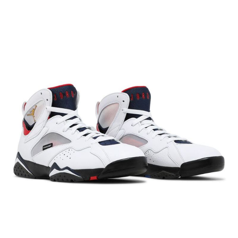 Air Jordan 7 Paris Saint-germain Retro Fehér Sötétkék Piros Férfi Cipő